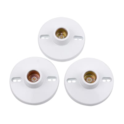 SOCKET PLANO E27 BLANCO PACKX3 WERKEN
