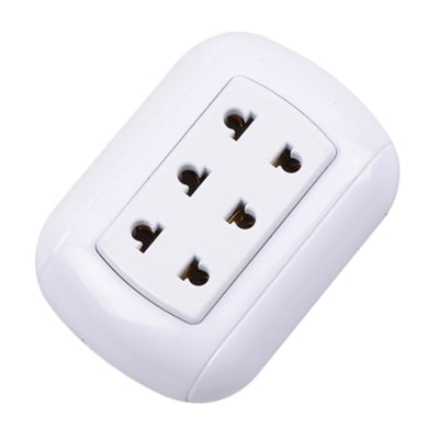 TOMACORRIENTE TRIPLE BLANCO DE ABS WERKEN