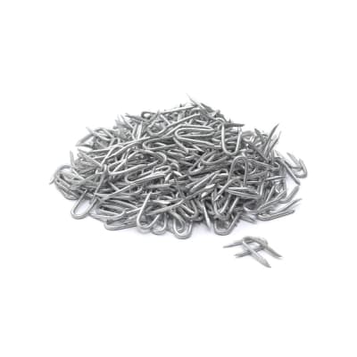 GRAPA DE ACERO MODELO MALLERA 3/4''X14 1/2 KG PLATA PRODAC