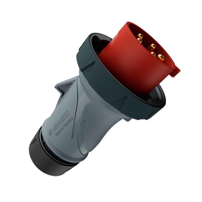 ENCHUFE 32AMP 3P+N+T 415V ROJO 6H IP67 MENNEKES