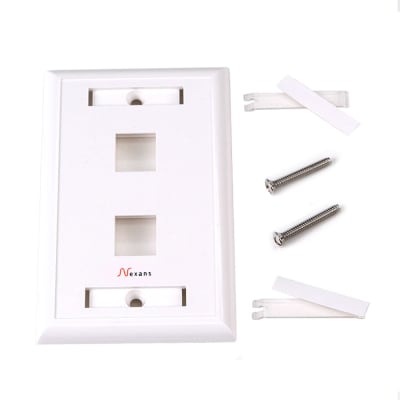 PLACA 2 PUERTOS RJ45 INDECO