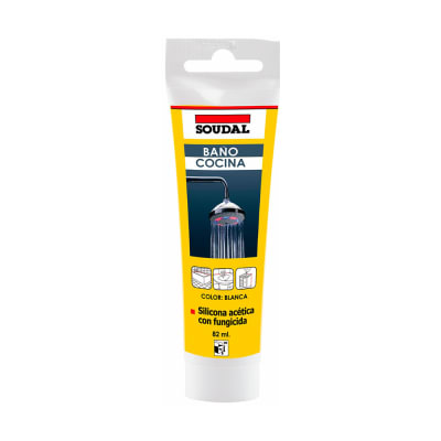 SILICONA BAÑOS Y COCINAS X 82ML SOUDAL