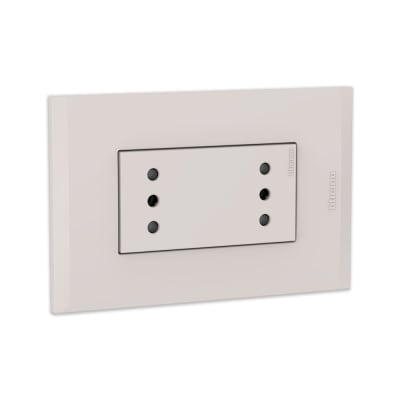 TOMACORRIENTE DUPLEX 3 LINEA ARENA BTICINO