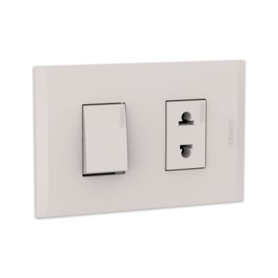 INTERRUPTOR + TOMACORRIENTE UNIVERSAL ARENA BTICINO