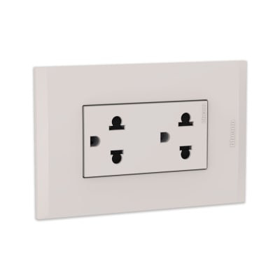 TOMACORRIENTE DUPLEX UNIVERSAL LT ARENA MODUS4 BEIGE BTICINO