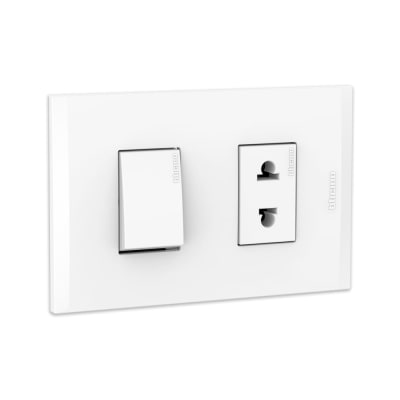 INTERRUPTOR + TOMACORRIENTE UNIVERSAL BTICINO