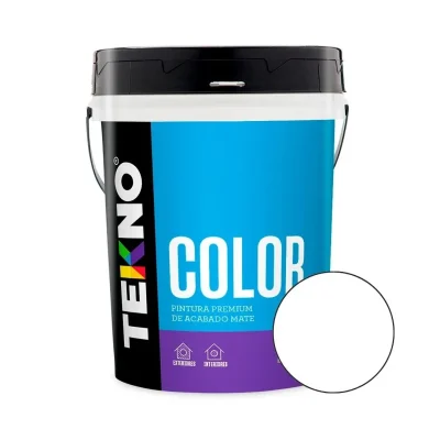 PINTURA LATEX COLOR BLANCO 4 GALONES TEKNO