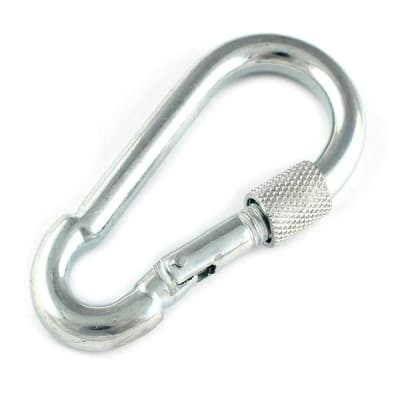 GANCHO MOSQUETON DE SEGURIDAD CON TUERCA 8X80MM WERKEN