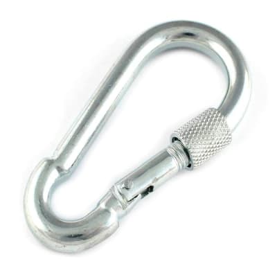 GANCHO MOSQUETON DE SEGURIDAD 6X60MM FIERRO MODELO FIJA WERKEN