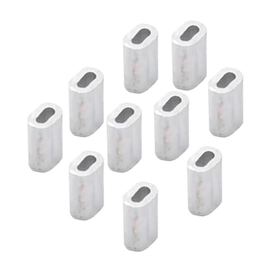 PRESILLA PARA CABLE 1/8'' 10 PIEZAS WERKEN