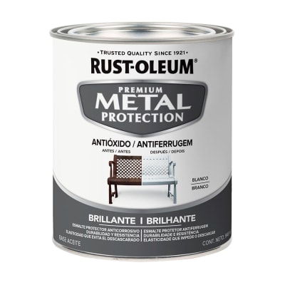 METAL PROTECTION BLANCO BRILLANTE 0.946 LTS RUST OLEUM