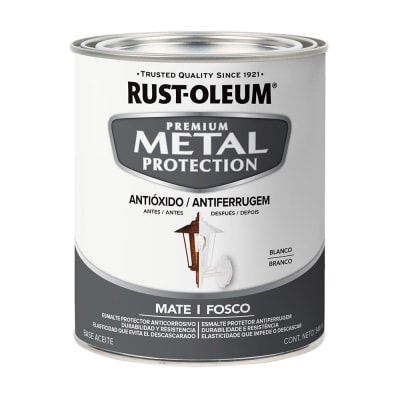 METAL PROTECTION BLANCO MATE 0.946 LTS RUST OLEUM