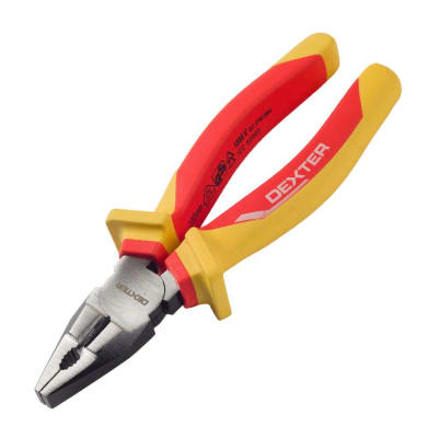 ALICATE AISLADO PARA ELECTRICISTA 180MM DEXTER