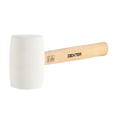 MAZO DE GOMA BLANCA 60MM MADERA DEXTER