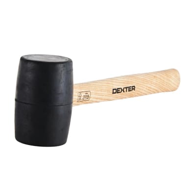 MAZO DE GOMA NEGRO 60MM MADERA DEXTER