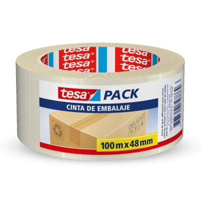 CINTA DE EMBALAJE 48MMX100M TRANSPARENTE TESA