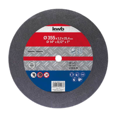 DISCO DE CORTE DE METAL 355MM PARA TRONZADORA KWB