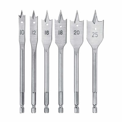 SET DE BROCAS PALA PARA MADERA DE 6 PIEZAS KWB