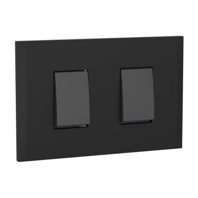 MODUS4 - INTERRUPTOR DOBLE NEGRO BTICINO