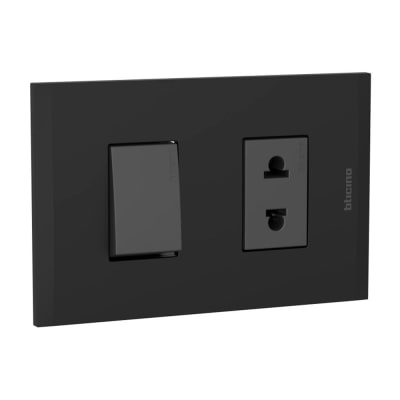 MODUS4 - INTERRUPTOR + TOMACORRIENTE UNIV BTICINO