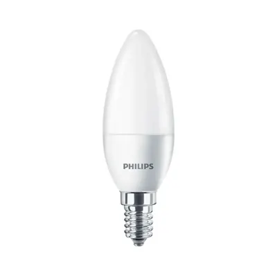 FOCO LED VELA AMARILLO E14 40W PHILIPS
