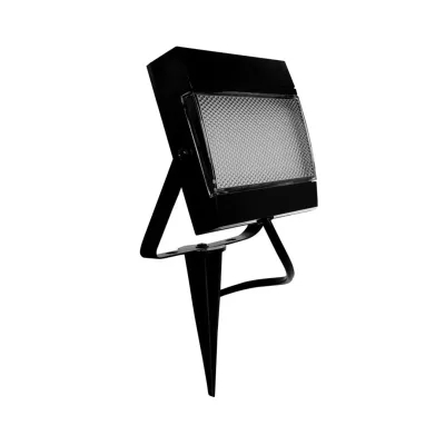 ESTACA LED TIPO REFLECTOR 8W LUZ CALIDA IP65 NEGRO LIGHTECH