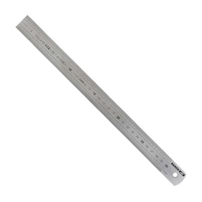 REGLA DE ACERO INOXIDABLE MODELO SR300MM PLATA DE 30 CM BAHCO