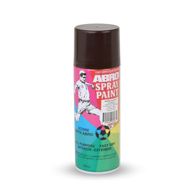SPRAY ACRÍLICO MARRON OSCURO 400 ML ABRO