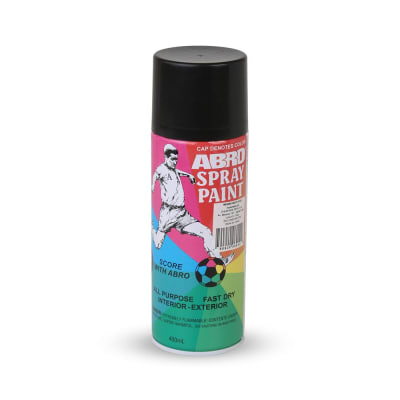 SPRAY MATE NEGRO 400 ML ABRO