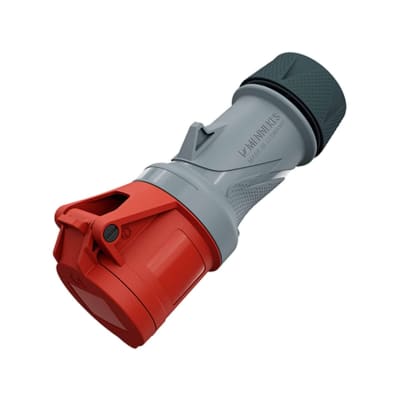 TOMA AEREO 32AMP 2P+T 415V ROJO 9H IP54 POWERTOP XTRA -REEMPLAZO 523 MENNEKES