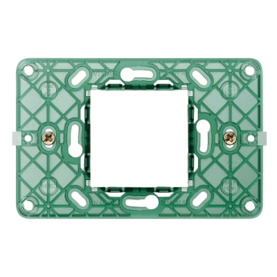 SOPORTE PARA PLACA 2 MODULOS C/TORNILLOS (LINEA PLANA) VIMAR