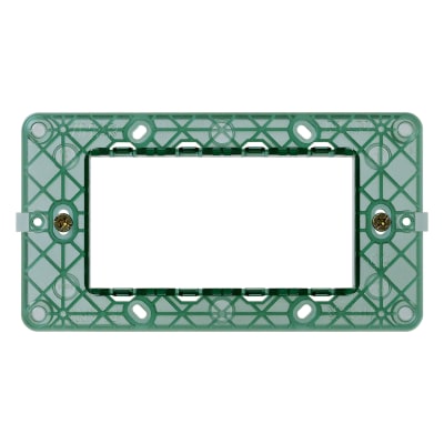 SOPORTE PARA PLACA 4 MODULOS C/TORNILLOS (LINEA PLANA) VIMAR