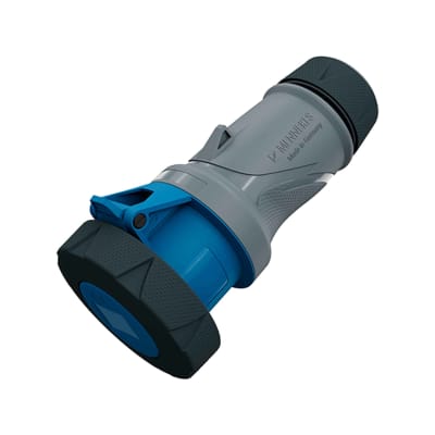 TOMA AEREO 32AMP 2P+T 250V (AZUL) 6H IP67 MENNEKES