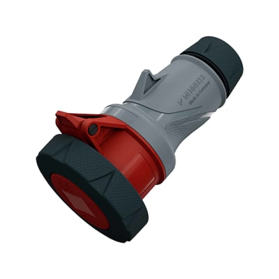 TOMA AEREO 32AMP 3P+T 415V ROJO 6H IP67/69 POWETOP XTRA MENNEKES