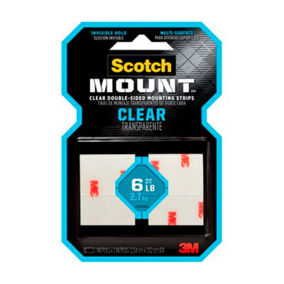 CINTA DE DOBLE CONTACTO TRANSPARENTE 8 CUADROS 3M PERU