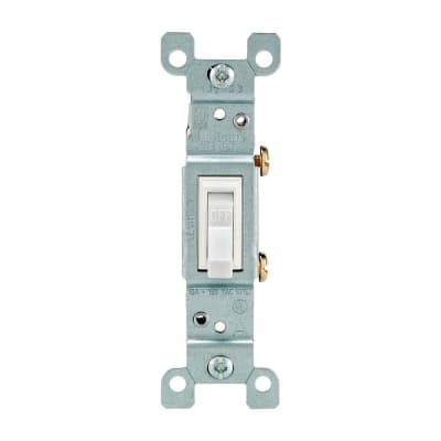 INTERRUPTOR SIMPLE 15A 125V BL LEVITON