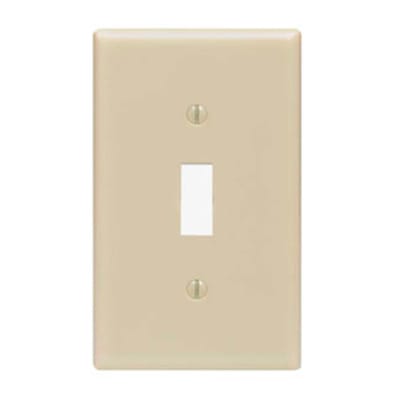 PLACA SIMPLE BAQUELITA P/INTERRUP DE PALANCA MF LEVITON