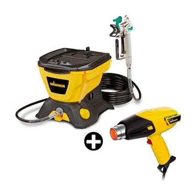 PISTOLA PARA PINTAR PRO130 + PISTOLA DE CALOR FURNO300 WAGNER