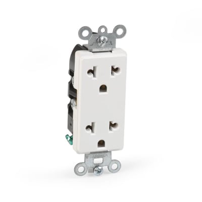 TOMA DOBLE UNIVERSAL PARA EMPOTRAR 15A 250V L/T LEVITON