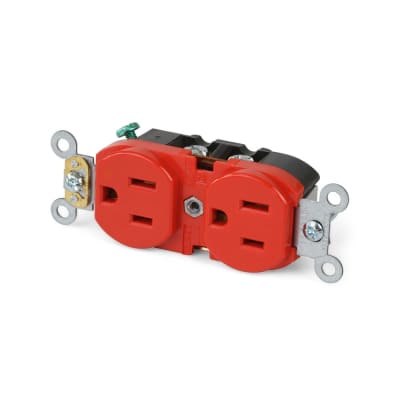 TOMA DOBLE PARA EMPOTRAR TIERRA AISLADA 15A 125V LEVITON