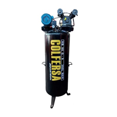 COMPRESORA 80GL MOTOR 3HP CABEZAL 2 PISTONES COLFERSA