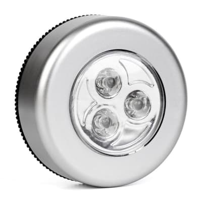 LUZ DE TOQUE DE 3 LUCES SIN PILAS PLATA WERKEN