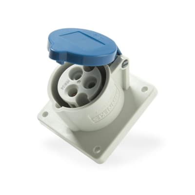 TOMA PARA EMPOTRAR RECTA IP44 2P+TIERRA 16A + 250V MENNEKES