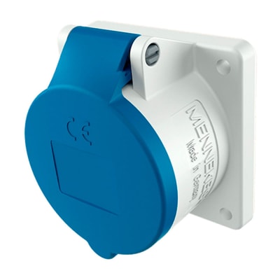 TOMA EMPOTRAR IP44 32AMP 3P+T 250V AZ 9H MENNEKES