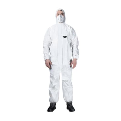BUZO DESCARTABLE MACROGUARD BLANCO TALLA L CLUTE