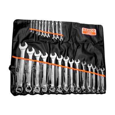 JUEGO DE LLAVE MIXTA PLANA 24 PIEZAS BAHCO