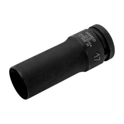 DADO HEXAGONAL TUBULAR DE IMPACTO ENCASTRE 1/2'' 17MM BAHCO