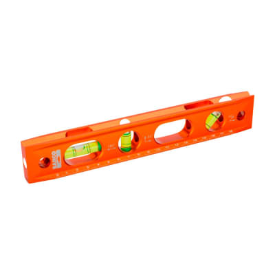 NIVEL DE ALUMINIO TORPEDO PROFESIONAL 426TOR9 COLOR NARANJA BAHCO