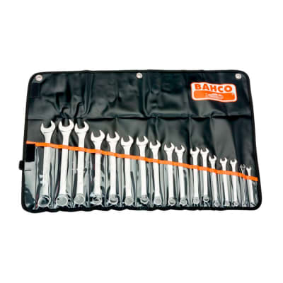 JUEGO DE LLAVE MIXTA PLANA 17 PIEZAS MODELO 111M/17T BAHCO