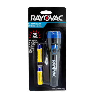 LINTERNA RAYOVAC 2AA BLISTER CON PILAS RAYOVAC